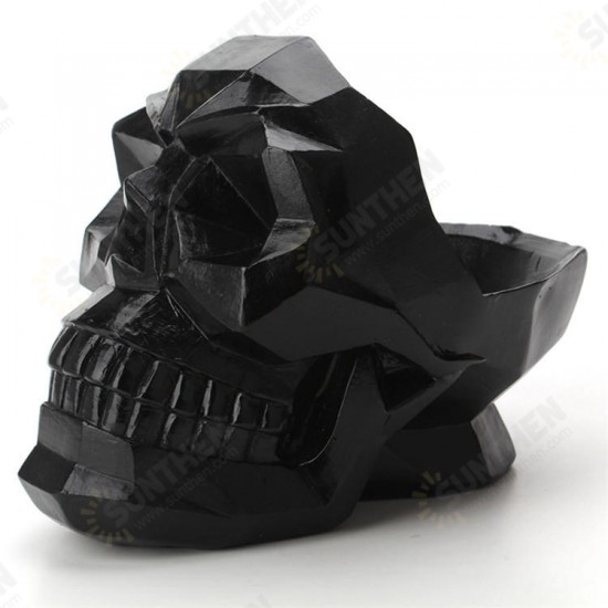 Abstract Skull Pattern Resin Desktop Phone Holder Storage Box Office Bar Home Crafts Ornaments Model