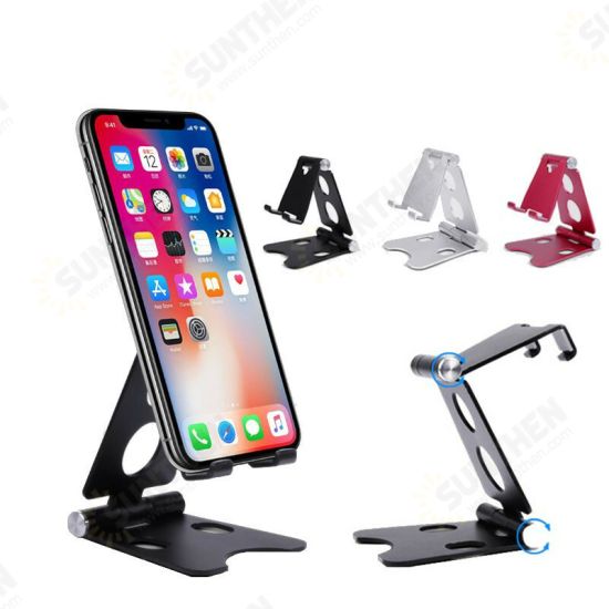 Aluminum Alloy Anti-Slip Adjustable Desktop Phone Holder Stand for Mobile Phone For iPad