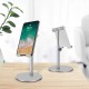 Aluminum Alloy Height Adjustable 360 Degree Rotation Phone Holder Tablet Stand For 4-11 Inch Smart Phone Tablet