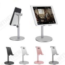 Aluminum Alloy Height Adjustable 360 Degree Rotation Phone Holder Tablet Stand For 4-11 Inch Smart Phone Tablet Aluminum Alloy Height Adjustable 360 Degree Rotation Phone Holder Tablet Stand For 4-11 Inch Smart Phone Tablet