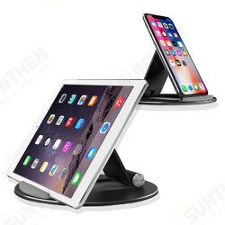 Aluminum Alloy Tablet / Phone Holder Portable Foldable Online Learning Live Streaming Desktop Stand Tablet Phone Holder for iPhone 12 Poco M3 Aluminum Alloy Tablet / Phone Holder Portable Foldable Online Learning Live Streaming Desktop Stand Tablet Phone Holder for iPhone 12 Poco M3