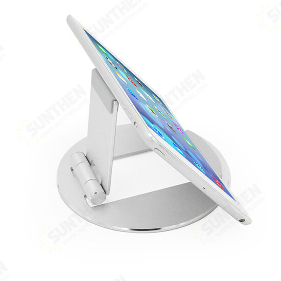 Aluminum Alloy Tablet / Phone Holder Portable Foldable Online Learning Live Streaming Desktop Stand Tablet Phone Holder for iPhone 12 Poco M3