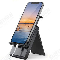 Foldable Portable Height Adjustable Mobile Phone/ Tablet Holder Stand Desktop Bracket for 4-11 inch Devices for iPhone 13 POCO X3 PRO Foldable Portable Height Adjustable Mobile Phone/ Tablet Holder Stand Desktop Bracket for 4-11 inch Devices for iPhone 13 POCO X3 PRO