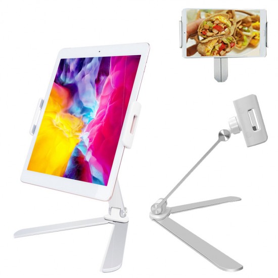 Folding Phone/ Tablet Holder Stand Adjustment Angle Wall/ Desktop Bracket for iPad Mini