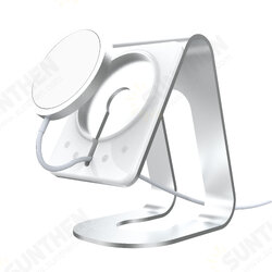 For Magsafe Wireless Charger Base Bracket Mount Aluminium Alloy Desktop Holder for iPhone 12 Series For Magsafe Wireless Charger Base Bracket Mount Aluminium Alloy Desktop Holder for iPhone 12 Series