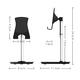 K4 Universal Stretch Aluminum Alloy Desktop Phone Tablet Holder Stand for iPhone