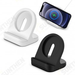 Charger Base Mount Silicone Desktop Holder for iPhone 12 Series Charger Base Mount Silicone Desktop Holder for iPhone 12 Series