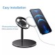 Magnetic 360 Degree Aluminum Alloy Wireless Charger Holder Stand for iPhone 12 Series