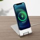 Wireless Charger Base Mount Aluminium Alloy Foldable Desktop Holder for iPhone 12 Series