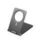 Wireless Charger Base Mount Aluminium Alloy Foldable Desktop Holder for iPhone 12 Series
