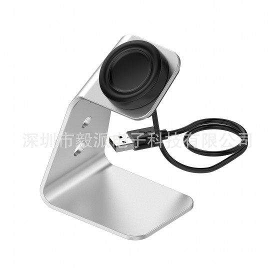 Magnetic Fast Charging Dock Station Stand with Chip Aluminum Alloy Charger for Samsung Galaxy Watch3 R850 R840 Galaxy Watch Active R500