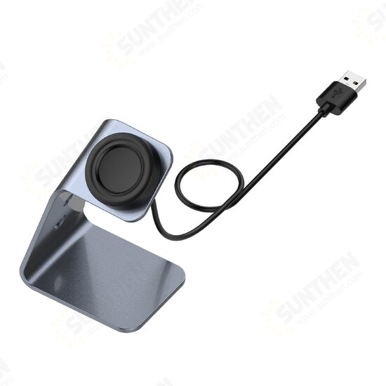 Magnetic Fast Charging Dock Station Stand with Chip Aluminum Alloy Charger for Samsung Galaxy Watch3 R850 R840 Galaxy Watch Active R500