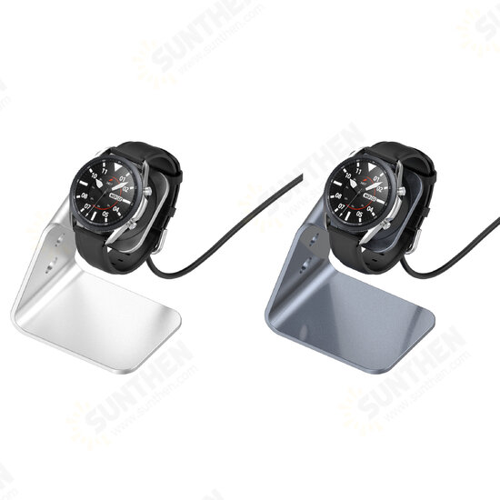 Magnetic Fast Charging Dock Station Stand with Chip Aluminum Alloy Charger for Samsung Galaxy Watch3 R850 R840 Galaxy Watch Active R500