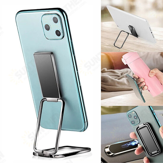 Mini Multifunctional Folding Magnetic Desktop Holder Stand Phone Ring Holder for iPhone 12 POCO X3 PRO