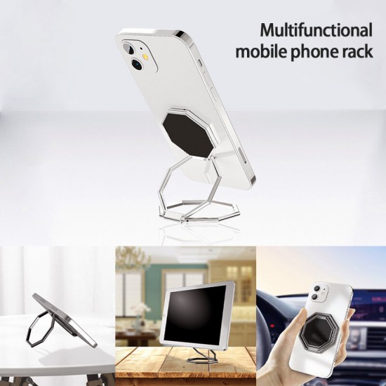 Mini Multifunctional Folding Magnetic Desktop Holder Stand Phone Ring Holder for iPhone 12 POCO X3 PRO