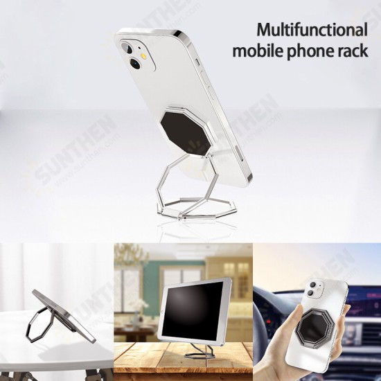 Mini Multifunctional Folding Magnetic Desktop Holder Stand Phone Ring Holder for iPhone 12 POCO X3 PRO