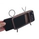 Mini Retro TV Pattern Desktop Cell Phone Stand Holder Lazy Bracket Compatible with Mobile Phone between 4.7 inch to 5.5 inch