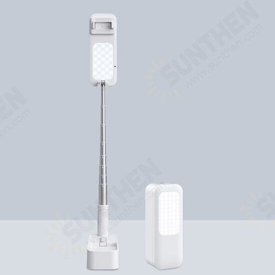Mount Bracket with LED Ring Flash Light Lamp 1000mAh Portable Retractable Phone Holder Overhead shot Tripods Holder with Wireless Dimmable bluetooth Mount Bracket with LED Ring Flash Light Lamp 1000mAh Portable Retractable Phone Holder Overhead shot Tripods Holder with Wireless Dimmable bluetooth