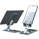Multi-Angle Adjustment Aluminum Alloy Tablet/Phone Holder Portable Folding Online Learning LiveStream Desktop Stand Holder For iPhone13 POCO 4-12inch Multi-Angle Adjustment Aluminum Alloy Tablet/Phone Holder Portable Folding Online Learning LiveStream Desktop Stand Holder For iPhone13 POCO 4-12inch