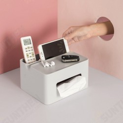 Multifunctional Dressing Table Desktop Tissue Paper Box Articles Classification Organizer Box with Phone Holder Home Office Bedroom Bathroom Kitchen Multifunctional Dressing Table Desktop Tissue Paper Box Articles Classification Organizer Box with Phone Holder Home Office Bedroom Bathroom Kitchen