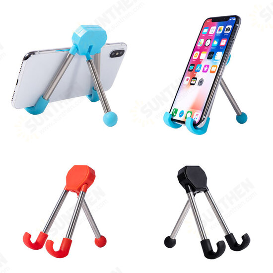 Portable Foldable Multi-Angle Adjustment Mobile Phone/ Tablet Desktop Holder Stand Bracket for 4-12 inch Devices