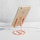 Portable Multi-Functional Plating One-Line Forming Metal Tablet Mobile Phone Desktop Holder Stand