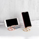 Portable Multi-Functional Plating One-Line Forming Metal Tablet Mobile Phone Desktop Holder Stand