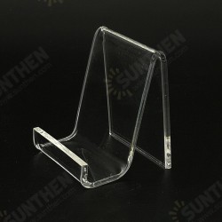 Portable Transparent Acrylic Mobile Phone Desktop Holder Stand Portable Transparent Acrylic Mobile Phone Desktop Holder Stand