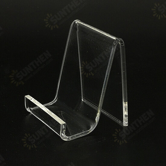 Portable Transparent Acrylic Mobile Phone Desktop Holder Stand