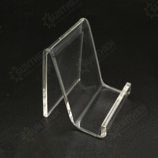 Portable Transparent Acrylic Mobile Phone Desktop Holder Stand