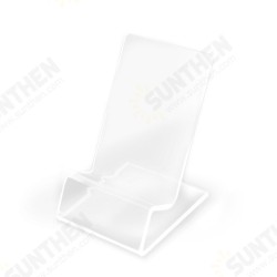 Portable Transparent Acrylic Mobile Phone Desktop Holder Stand Portable Transparent Acrylic Mobile Phone Desktop Holder Stand