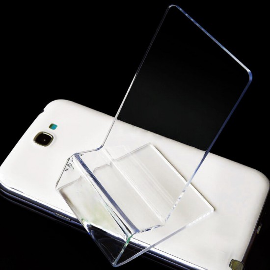 Portable Transparent Acrylic Mobile Phone Desktop Holder Stand