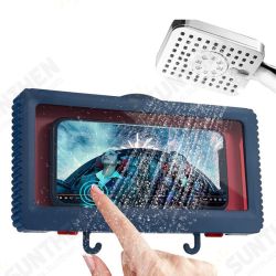 Rotational Base HD Touch Screen Waterproof Phone Case with Hook Bathroom Wall Mounted Holder Storager Sealed Organizer Rotational Base HD Touch Screen Waterproof Phone Case with Hook Bathroom Wall Mounted Holder Storager Sealed Organizer