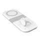 S33 15W For MagSafe 2 in 1 Folding Duo Wireless Charger Portable induction Charger For iPhone 12 iWatch Airpods Wireless Fast Mobile Phone QI Charger