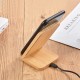 10W Qi Wireless Charging Bamboo Wooden Mobile Phone Desktop Holder Mount with Indicator Light Support All Phones With QI Wireless Charging