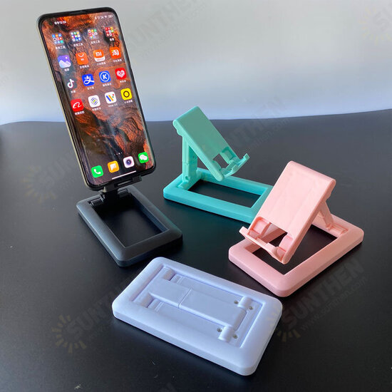 Tablet/ Phone Holder Portable Foldable Online Learning Live Streaming Desktop Stand Tablet Cellphone Holder for iPhone 12 POCO X3 NFC