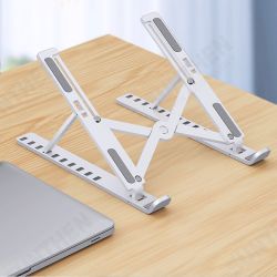 Universal 10-Gear Height Adjustable Heat Dissipation ABS Macbook Desktop Stand Holder for 10-17.3 inch Devices Universal 10-Gear Height Adjustable Heat Dissipation ABS Macbook Desktop Stand Holder for 10-17.3 inch Devices