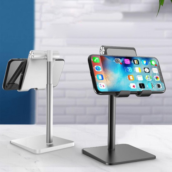 Universal Desktop Height Adjustable Telescopic Phone Holder Phone Mount Tablet Stand For 4-12.9inch Smart Phone Tablet iPad Pro 12.9inch iPhoneSE 2020