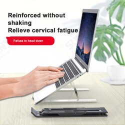 Universal Height Adjustable Macbook Holder Heat Dissipation Tablet Desktop Stand for 10-17.3 inch Devices Universal Height Adjustable Macbook Holder Heat Dissipation Tablet Desktop Stand for 10-17.3 inch Devices
