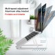 Universal Height Adjustable Macbook Holder Heat Dissipation Tablet Desktop Stand for 10-17.3 inch Devices