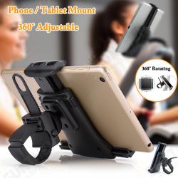 Universal Mobile Phone/Tablet Holder Fitness Room Exercise Outdoor MTB Motorcycle Road Bike Bicycle Handlebar Bracket Stand for 4-10.5 inch Devices Universal Mobile Phone/Tablet Holder Fitness Room Exercise Outdoor MTB Motorcycle Road Bike Bicycle Handlebar Bracket Stand for 4-10.5 inch Devices