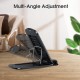 Universal More Stable Folding Angle Adjustable Aluminium Alloy Tablet/ Mobile Phone Holder Stand Bracket for POCO X3 F3