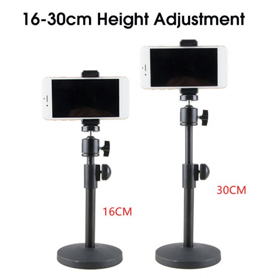 Universal Phone Holder Telescopic Height Adjustable Desktop Stand for Samsung Galaxy A21 Umidigi Bison 5.8-9.5 cm Width Devices