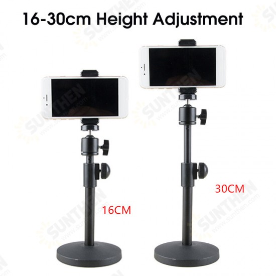 Universal Phone Holder Telescopic Height Adjustable Desktop Stand for Samsung Galaxy A21 Umidigi Bison 5.8-9.5 cm Width Devices