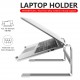 Universal Thickened Non-Slip Heat Dissipation Aluminum Alloy Macbook Bracket Desktop Holder Stand for 10-18 inch Devices