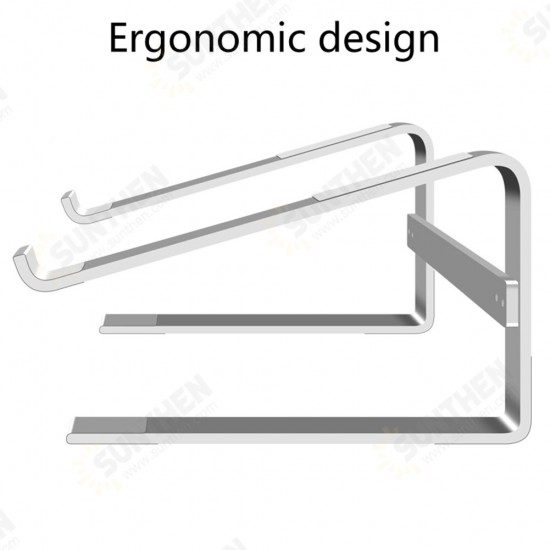 Universal Thickened Non-Slip Heat Dissipation Aluminum Alloy Macbook Bracket Desktop Holder Stand for 10-18 inch Devices Universal Thickened Non-Slip Heat Dissipation Aluminum Alloy Macbook Bracket Desktop Holder Stand for 10-18 inch Devices