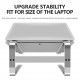 Universal Thickened Non-Slip Heat Dissipation Aluminum Alloy Macbook Bracket Desktop Holder Stand for 10-18 inch Devices Universal Thickened Non-Slip Heat Dissipation Aluminum Alloy Macbook Bracket Desktop Holder Stand for 10-18 inch Devices