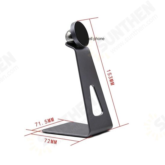 for Magsafe Desk Tablet Phone Holder 360° Rotation Aluminum Alloy Stand for iPhone 13 for iPhone 12