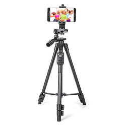Stretchable 360 Degree Rotation Phone Clip Tripod Accessory for Mobile Phone