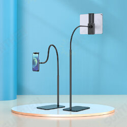 BH50 Flexible Long Arm Telescopic Height Adjustable Floor/ Desktop Mobile Phone Tablet Holder Stand for POCO X3 F3 4.5-10.5 inch Devices BH50 Flexible Long Arm Telescopic Height Adjustable Floor/ Desktop Mobile Phone Tablet Holder Stand for POCO X3 F3 4.5-10.5 inch Devices